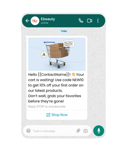Conversation flows on mobile